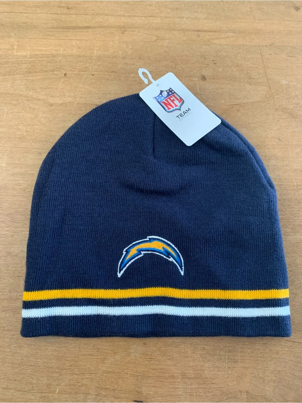 NFL Chargers Navy Beanie with with Logo